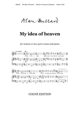 My idea of heaven Unison/Two-Part choral sheet music cover